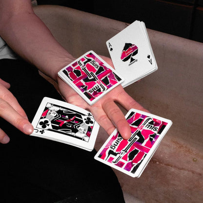 FONTAINE COLLAGE PLAYING CARDS By Missingnewyork