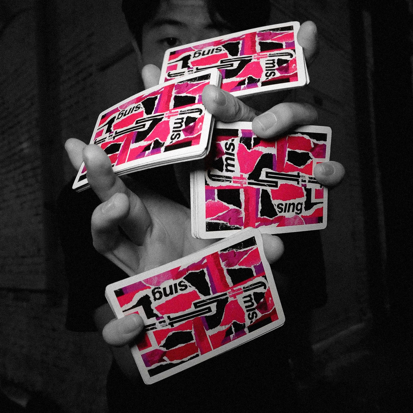FONTAINE COLLAGE PLAYING CARDS By Missingnewyork