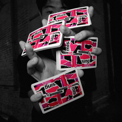 FONTAINE COLLAGE PLAYING CARDS By Missingnewyork